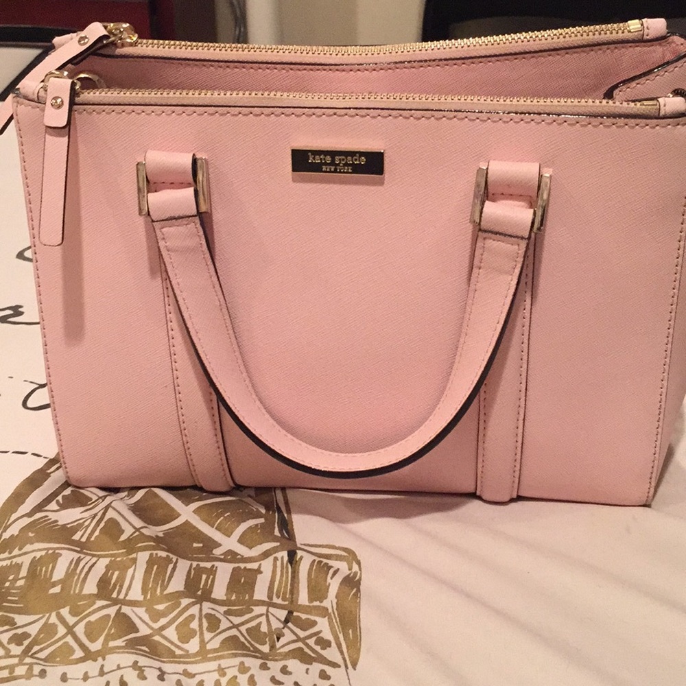 Kate Spade ballerina pink small satchel